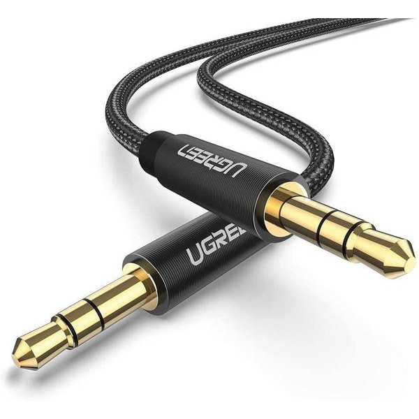Фото - Кабель 3.5 мм - 3.5 мм UGREEN AV112 3.5 mm M - 3.5 mm M Cable 1m Black (50361)