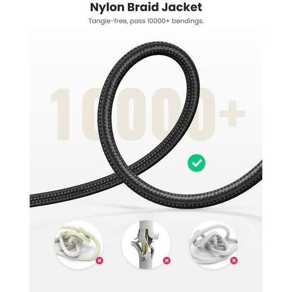 Фото - Кабель 3.5 мм -3.5 мм UGREEN AV112 3.5 mm M - 3.5 mm M Cable 2m Black (50363)