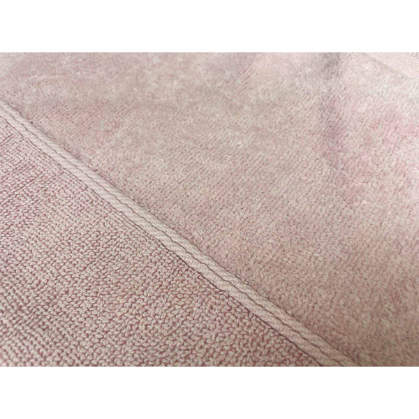 Фото - Рушник для обличчя GM Textile Міладо персиковий махровий велюр 50х90