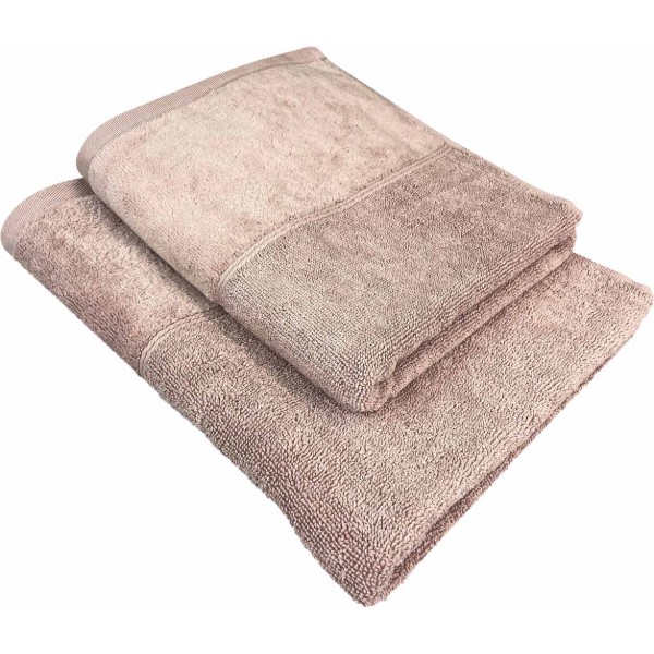 Фото - Рушник для обличчя GM Textile Міладо капучино махровий велюр 50х90
