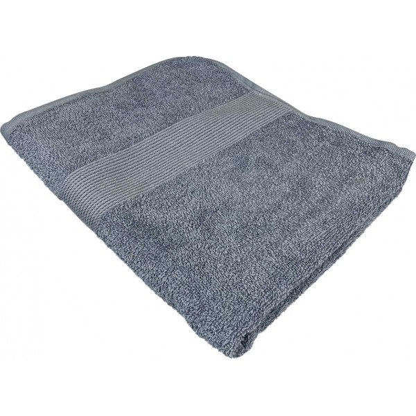 Фото - Рушник банний GM Textile синій махровий з бордюром 70х140