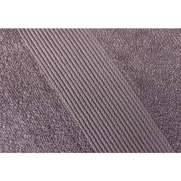Фото - Рушник банний GM Textile кавовий махровий з бордюром 70х140