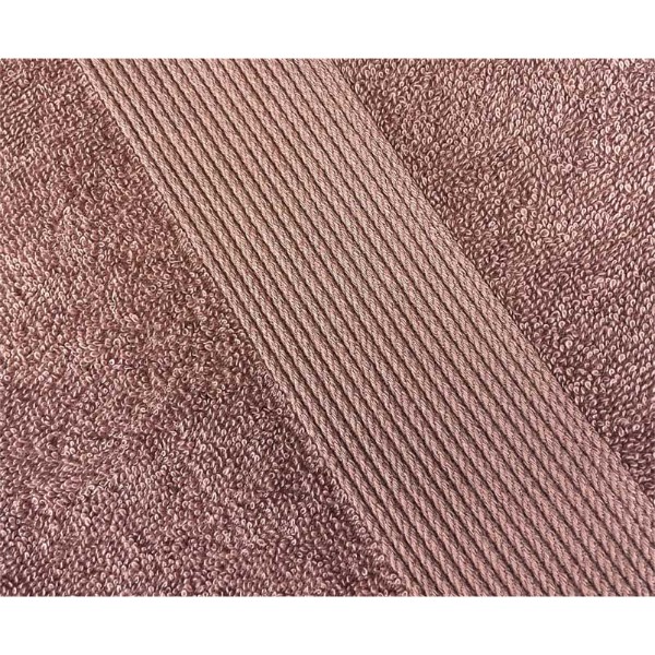 Фото - Рушник для рук GM Textile шоколадний махровий з бордюром 40х70