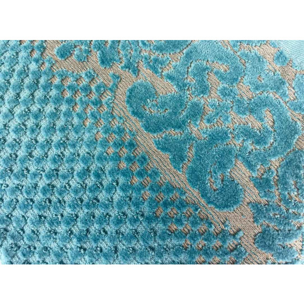 Фото - Полотенце банное GM Textile Дамаск изумрудное махровое велюр 70х140