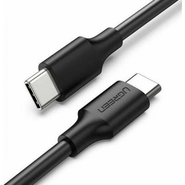 Фото - Кабель синхронізації даних UGREEN US286 Type-C - Type-C 3A Cable 0.5 м Black (50996)