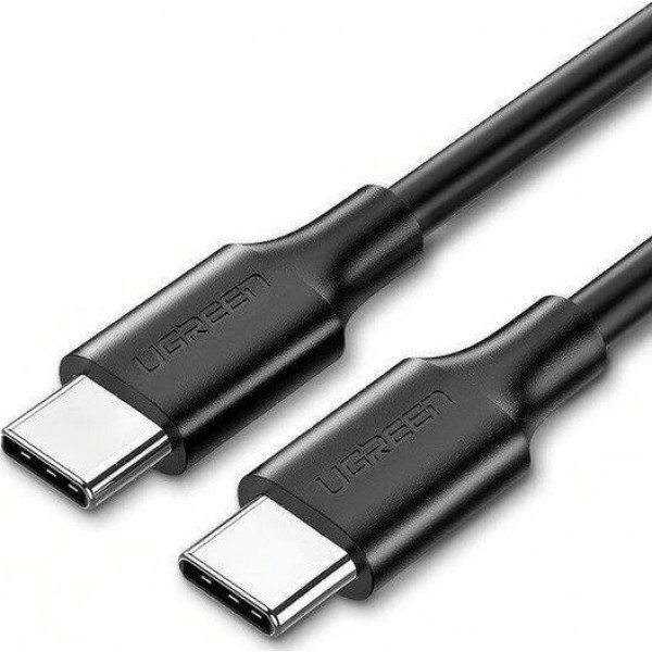 Фото - Кабель синхронізації даних UGREEN US286 Type-C - Type-C 3A Cable 0.5 м Black (50996)