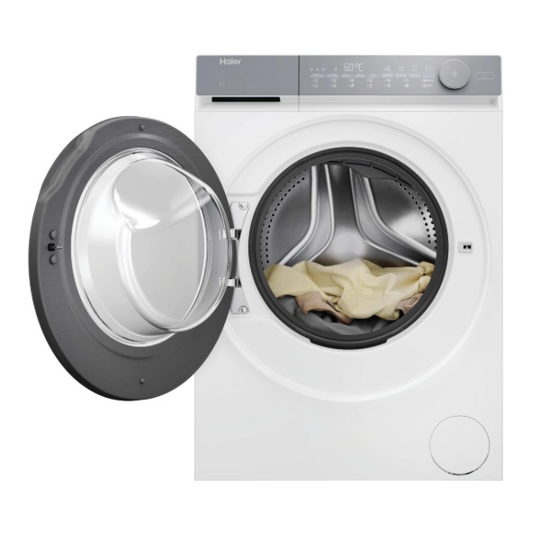 Фото - Комплект техники Haier Пральна машина з фронтальним завантаженням + Сушильна машина + Комплект кріплень для встановлення в колону Haier HW90-B14367U-S + HD80-C367U1-S + HASKWS579