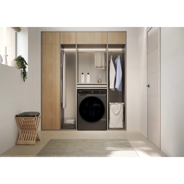 Фото - Стирально-сушильная машина Haier HWD80BP14357GTUS