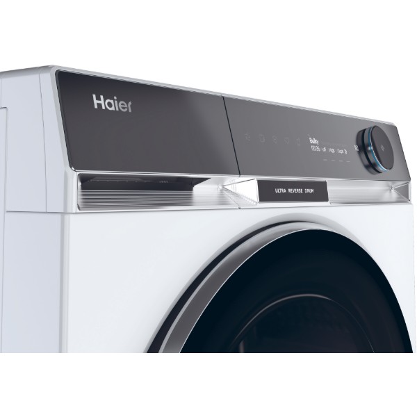 Фото - Комплект техніки Haier Пральна машина з фронтальним завантаженням + Сушильна машина + Комплект кріплень для встановлення в колону Haier HW110-BD14397U1S + HD100-A3Q397U1-S + HASTKXSE