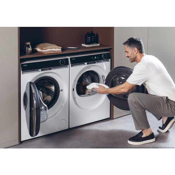 Фото - Комплект техники Haier Стиральная машина с фронтальной загрузкой + Сушильная машина Haier HW110-BD14397U1S + HD100-A3Q397U1-S