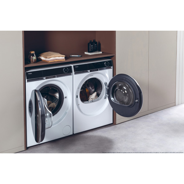 Фото - Комплект техники Haier Стиральная машина с фронтальной загрузкой + Сушильная машина Haier HW110-BD14397U1S + HD100-A3Q397U1-S