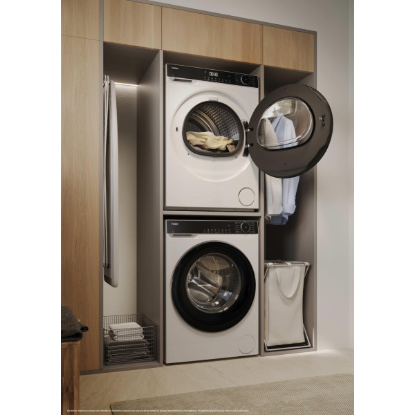 Фото - Комплект техники Haier Стиральная машина с фронтальной загрузкой + Сушильная машина Haier HW80-BP14357TU-S + HD80-D357TU1-S