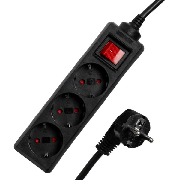 Фото - Мережевий фільтр Ultra SSB3-5 V2 Чорний Фото - Мережевий фільтр Ultra SSB3-5 V2 Чорний