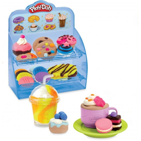 Фото - Набори для ліплення Play Doh Hasbro "Різнокольорове кафе" (F5836)
