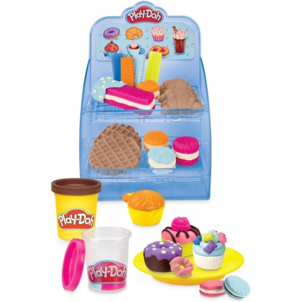 Фото - Набори для ліплення Play Doh Hasbro "Різнокольорове кафе" (F5836)