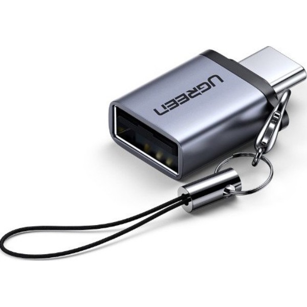 Фото - Перехідник UGREEN US270 OTG Adapter Type-C 3.1 M - USB 3.0 F Alum. Gray (50283)