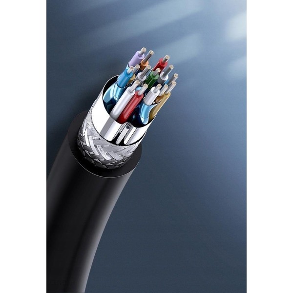 Фото - Кабель HDMI UGREEN HD101 HDMI Round Cable 1.5 m Yellow/Black (10128)