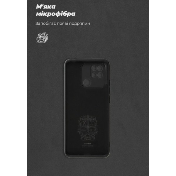 Фото - Чохол для смартфону Armorstandart Icon Case for Xiaomi Redmi 10C Camera cover Black (ARM61308)