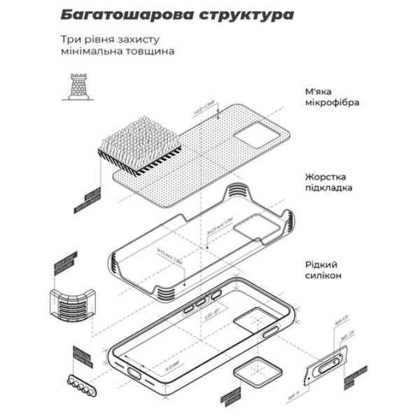 Фото - Чохол для смартфону Armorstandart Icon Case for Xiaomi Redmi 10C Camera cover Red (ARM61312)