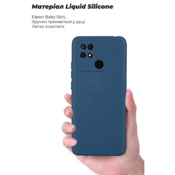 Фото - Чохол для смартфону Armorstandart Icon Case for Xiaomi Redmi 10C Camera cover Dark Blue (ARM61309)