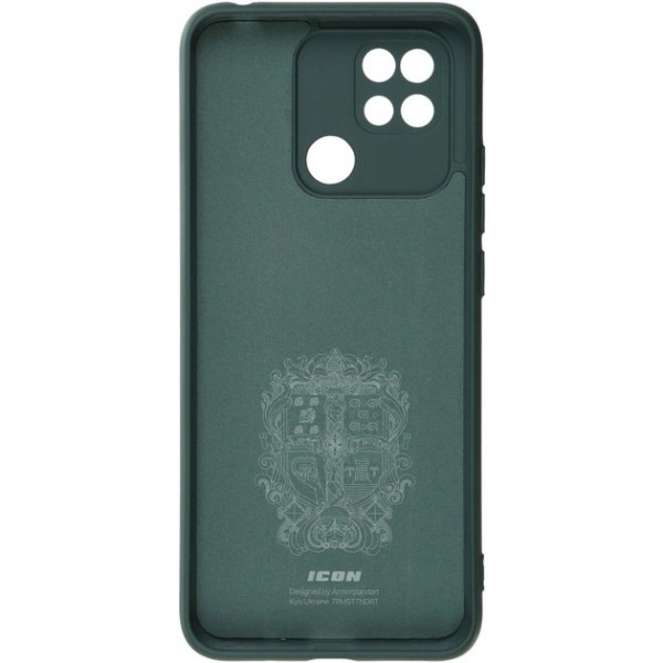 Фото - Чохол для смартфону Armorstandart Icon Case for Xiaomi Redmi 10C Camera cover Dark Green (ARM61311)