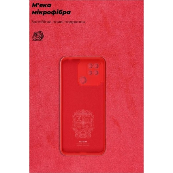 Фото - Чохол для смартфону Armorstandart Icon Case for Xiaomi Redmi 10C Camera cover Red (ARM61312)
