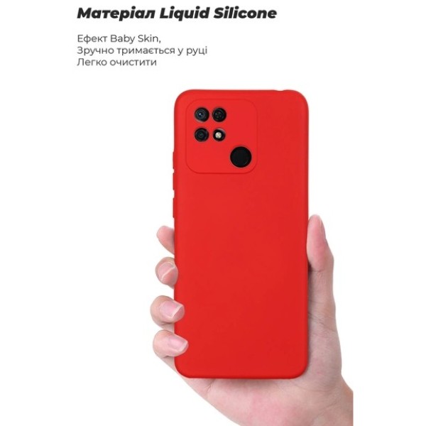 Фото - Чохол для смартфону Armorstandart Icon Case for Xiaomi Redmi 10C Camera cover Red (ARM61312)