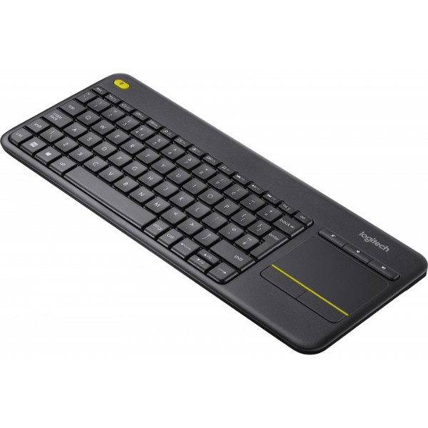Фото - Клавіатура бездротова для Smart TV Logitech Touch K400 Plus UA Black (920-007145)