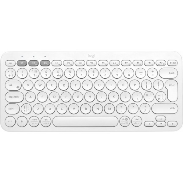 Фото - Клавіатура бездротова Logitech K380 Multi-Device Bluetooth UA White (920-009868) Фото - Клавіатура бездротова Logitech K380 Multi-Device Bluetooth UA White (920-009868)