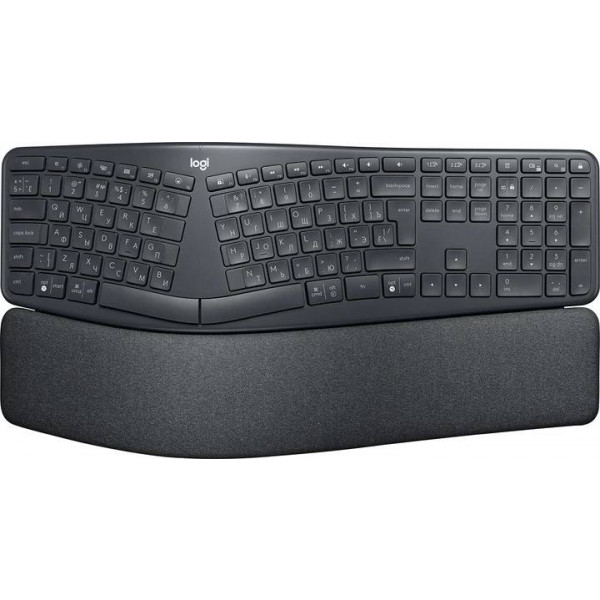 Фото - Клавіатура бездротова Logitech K860 Ergo BT Graphite UA (920-010108) Фото - Клавіатура бездротова Logitech K860 Ergo BT Graphite UA (920-010108)