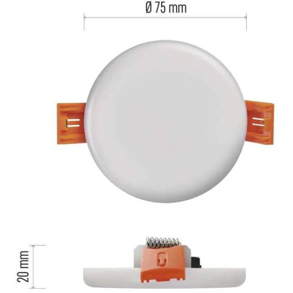 Фото - Світлодіодний світильник EMOS 6W 400Лм 4000K (ZV1112)