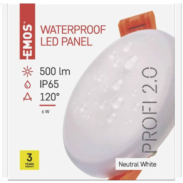 Фото - Світлодіодний світильник EMOS 6W 400Лм 4000K (ZV1112)