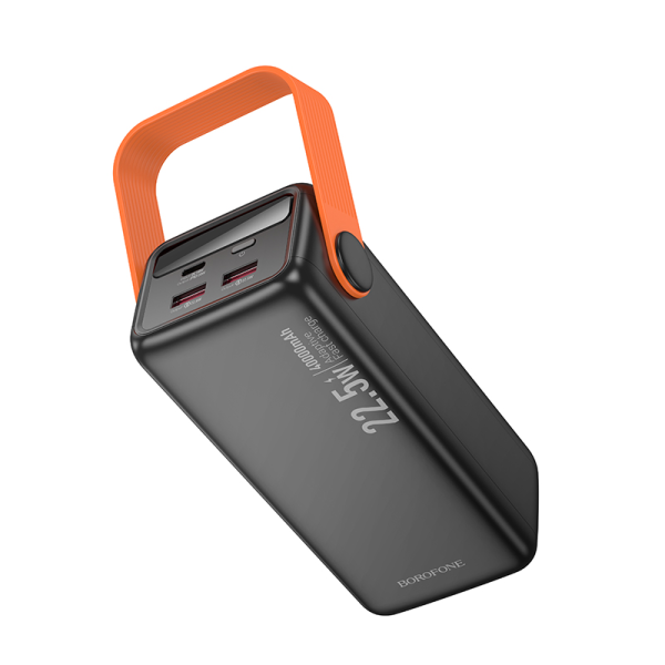 Фото - Батарея мобільна BOROFONE BJ66 Magnifico 22.5W+PD20W fully compatible power bank 40000mAh Black (6941991115141)