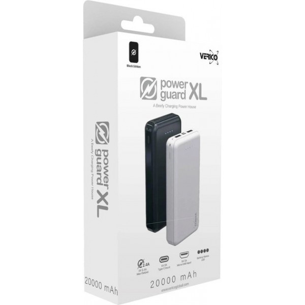 Фото - Батарея мобільна Verico Power Guard XL 20.000mAh Black
