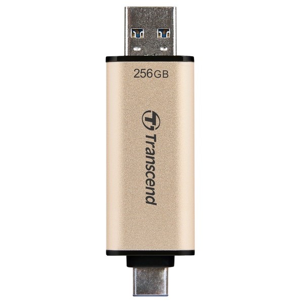 Фото - Флеш USB Transcend JetFlash 930 256GB USB 3.2/Type-C (TS256GJF930C) Gold-Black