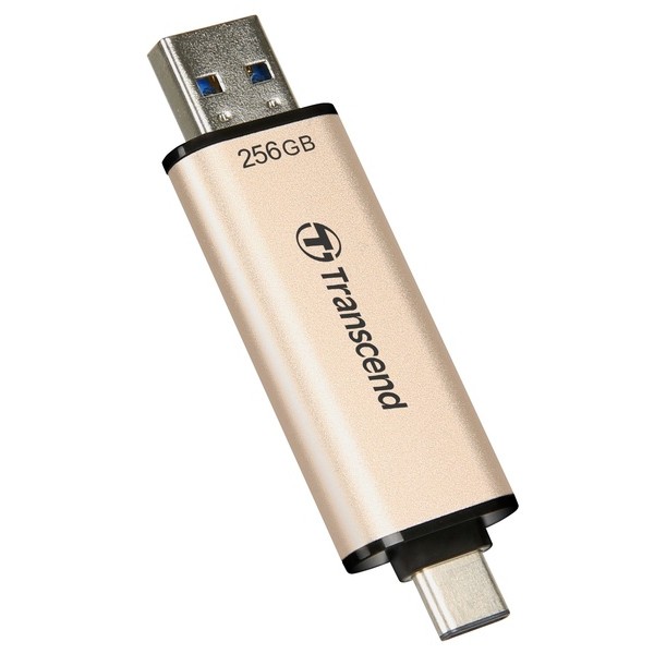 Фото - Флеш USB Transcend JetFlash 930 256GB USB 3.2/Type-C (TS256GJF930C) Gold-Black