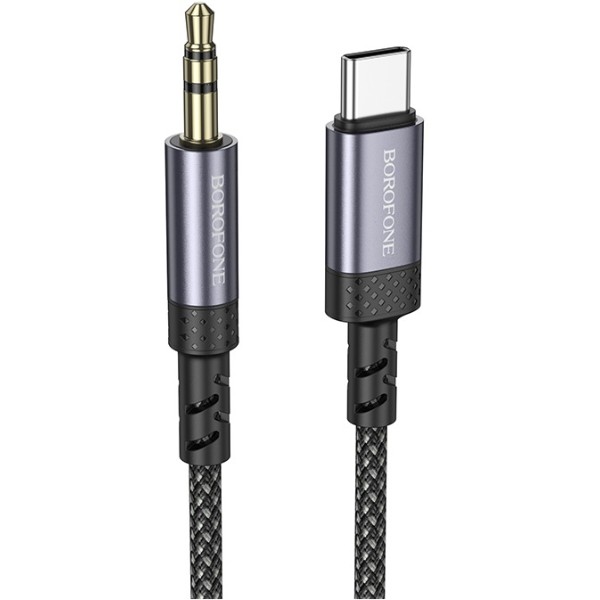 Фото - Адаптер BOROFONE BL24 Type-C Metal Grey (6941991118982)