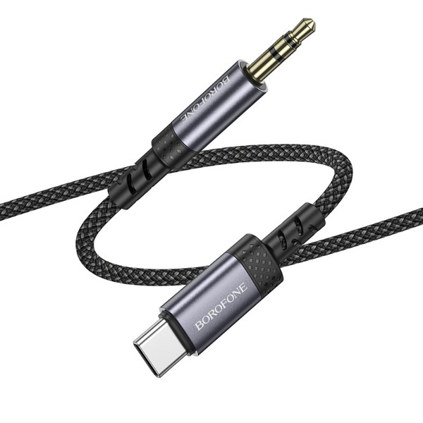 Фото - Адаптер BOROFONE BL24 Type-C Metal Grey (6941991118982)