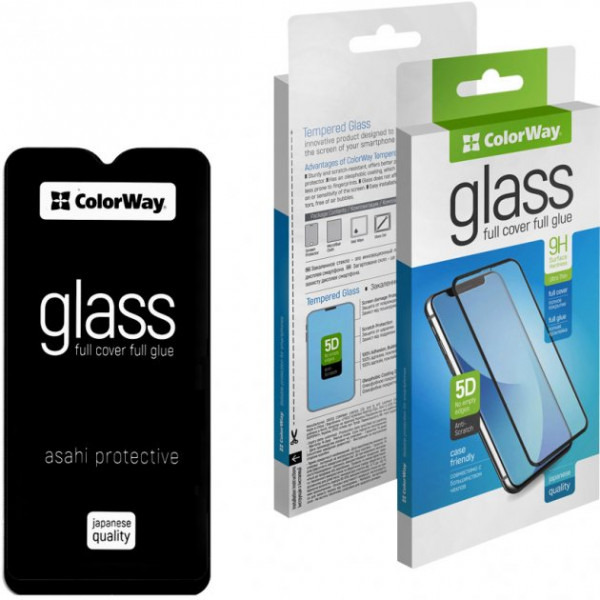 Фото - Защитное стекло для смартфона Colorway 9H FC glue Anti-Spy Apple iPhone 14 Pro Max Black (CW-GSFGASAI14PM-BK)
