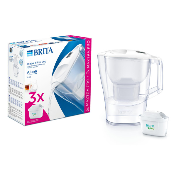 Фото - Фільтр-глечик Brita Aluna MXpro White + 3 картриджа