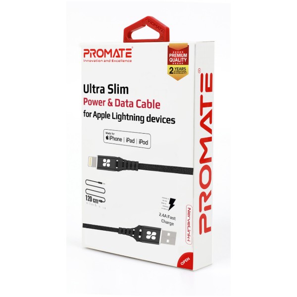 Фото - Кабель Promate Nervelink-i.Black