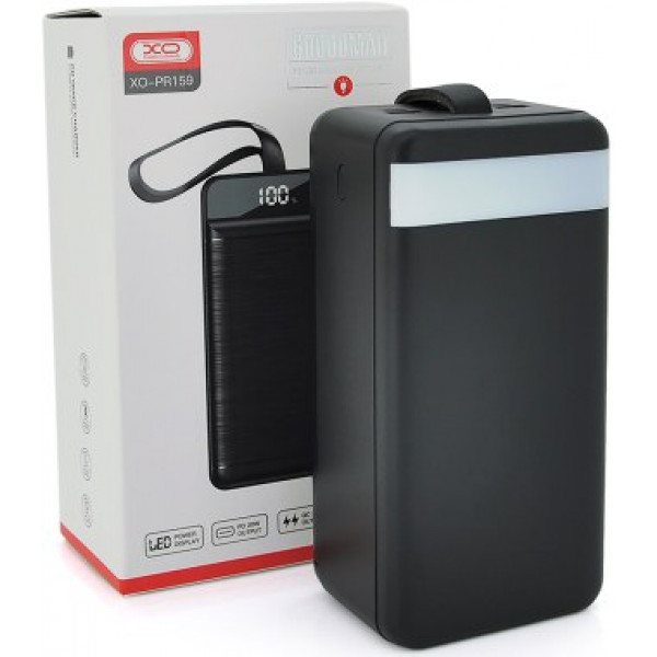 Фото - Батарея мобільна XO PowerBank PR158 60000mAh Black
