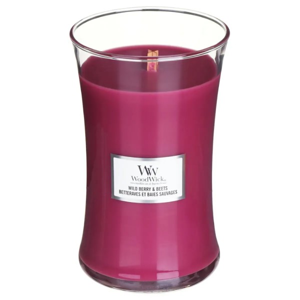 Фото - Свеча стекло Woodwick Large Wild Berry & Beets (Лесные Ягоды и Свекла) 609г (1632276E)