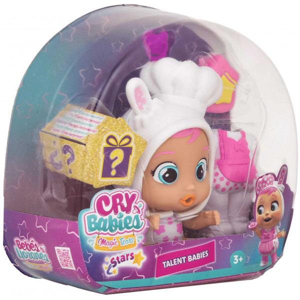 Фото - Мини-пупс Cry Babies CBMT. ЗВЕЗДНЫЕ ТАЛАНТЫ. Игровой набор с мини-куклой Лошади (916159)