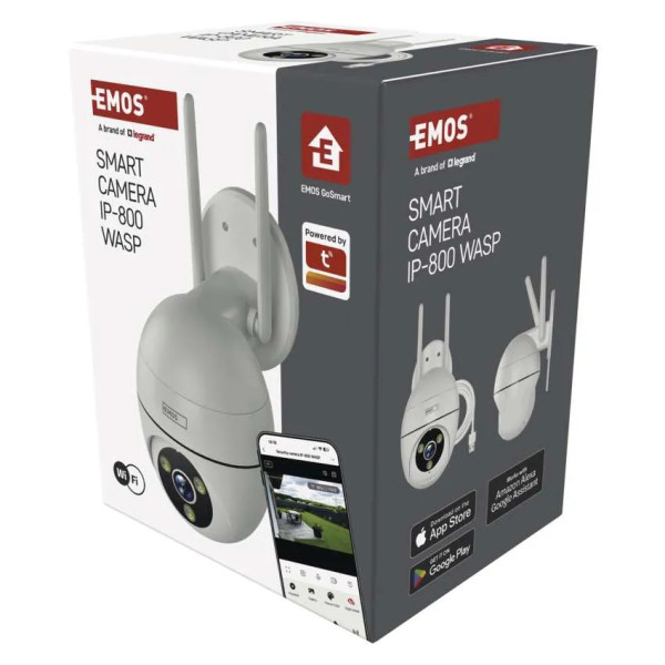 Фото - IP-камера EMOS H4057 Go Smart зовнішня з Wi-Fi,живлення 5V/1A,біла