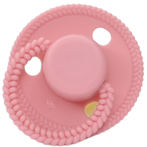 Фото - Ортодонтична пустушка Lindo рожевий (Pk076/18+роз)