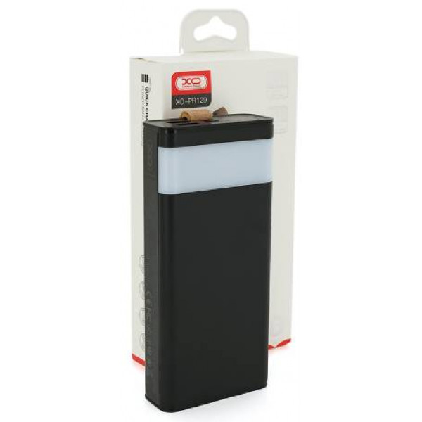 Фото - Батарея мобільна XO 20000 mAh PD20W+QC22.5W with light Black (XO-PR129)