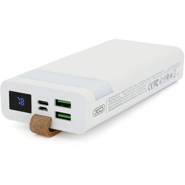 Фото - Батарея мобильная XO PowerBank PR129 20000mAh White