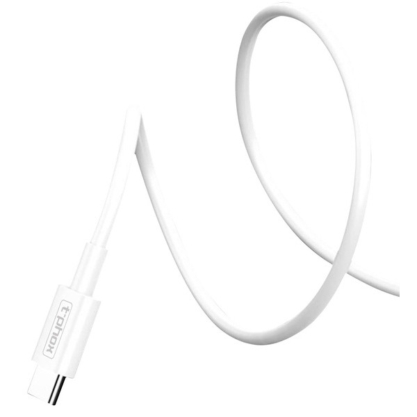 Фото - Кабель синхронизации данных T-phox Glary T-CC834 Type-C - Type-C 3A (60W) - 1m White