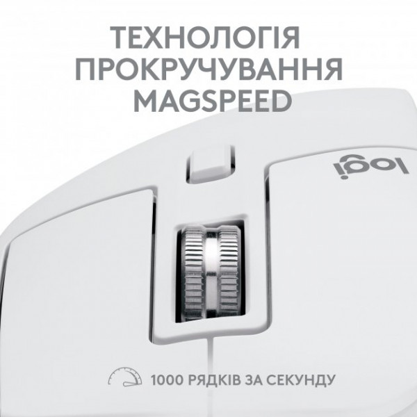 Фото - Миша бездротова Logitech MX Master 3S For Mac Performance Wireless Mouse Pale Grey (910-006572)